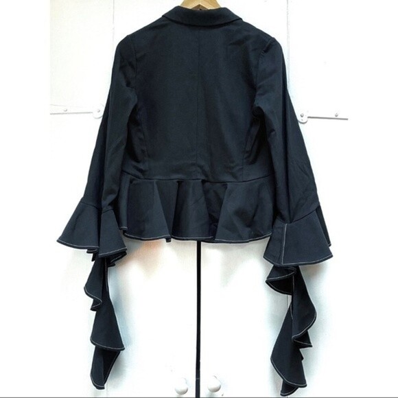 Alexis | Adelle Jacket Ruffle Sleeves Black S - Picture 6 of 11